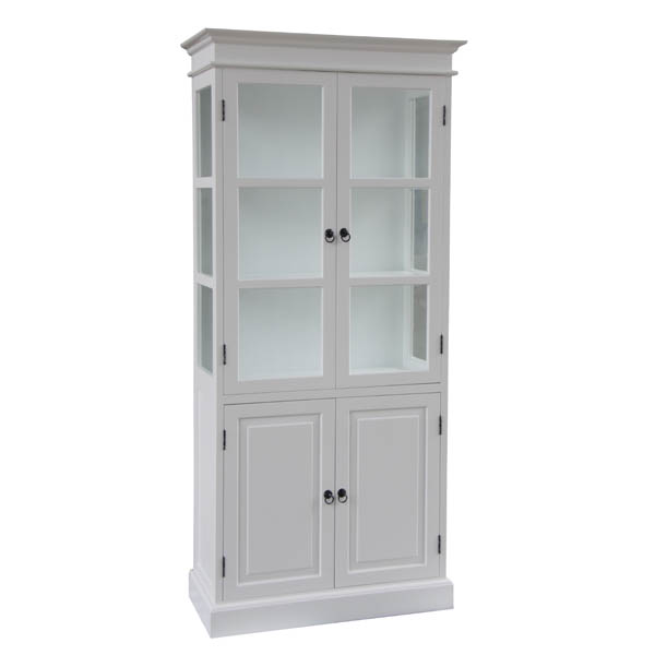 White Double-Door Cabinet